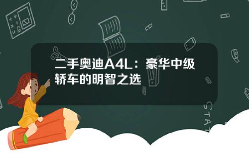 二手奥迪A4L：豪华中级轿车的明智之选