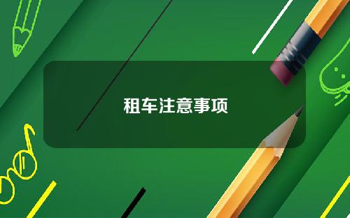 保险合同不能少 春节拼车/租车注意事项