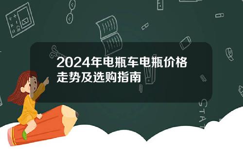 2024年电瓶车电瓶价格走势及选购指南